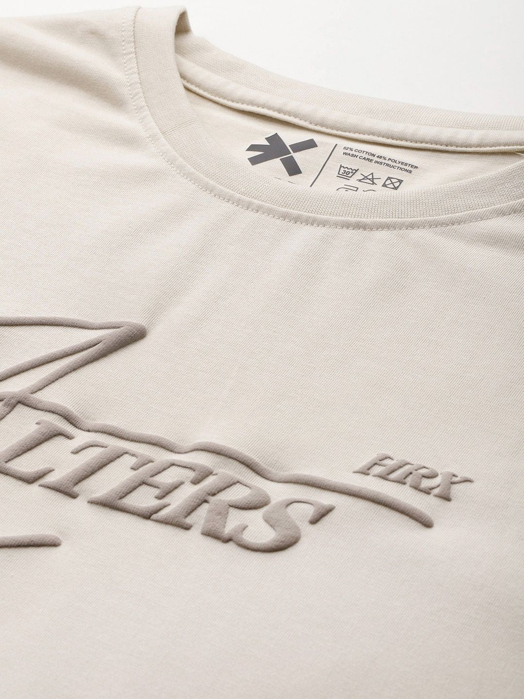 HRX by Hrithik Roshan Lifestyle Typography Print Crop T-shirt