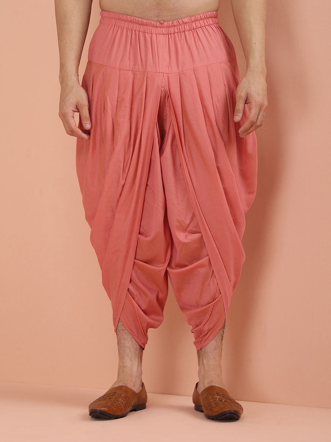 KISAH Floral Printed Mandarin Collar Kurta With Dhoti Pants