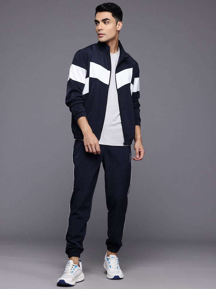 HRX by Hrithik Roshan Striped Rapid-Dry Running Tracksuit
