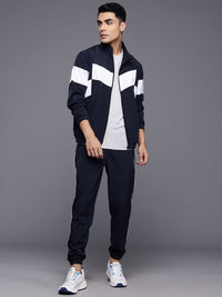 HRX by Hrithik Roshan Striped Rapid-Dry Running Tracksuit