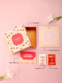 Voylla Nostalgic Pinwheel Design Thread Rakhi