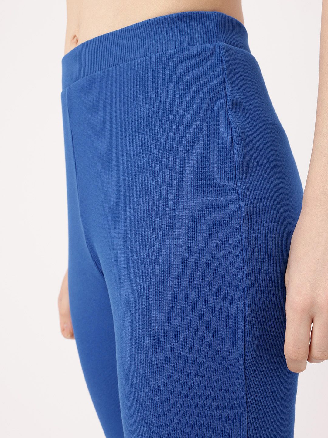 DressBerry Women Nostalgic Flare Rib Knit Leggings