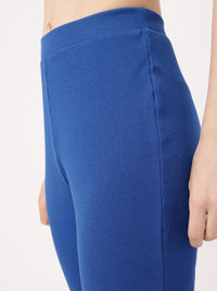 DressBerry Women Nostalgic Flare Rib Knit Leggings