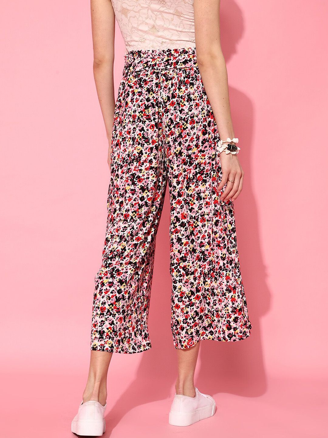 STREET 9 Women Multi-coloured Floral Trousers