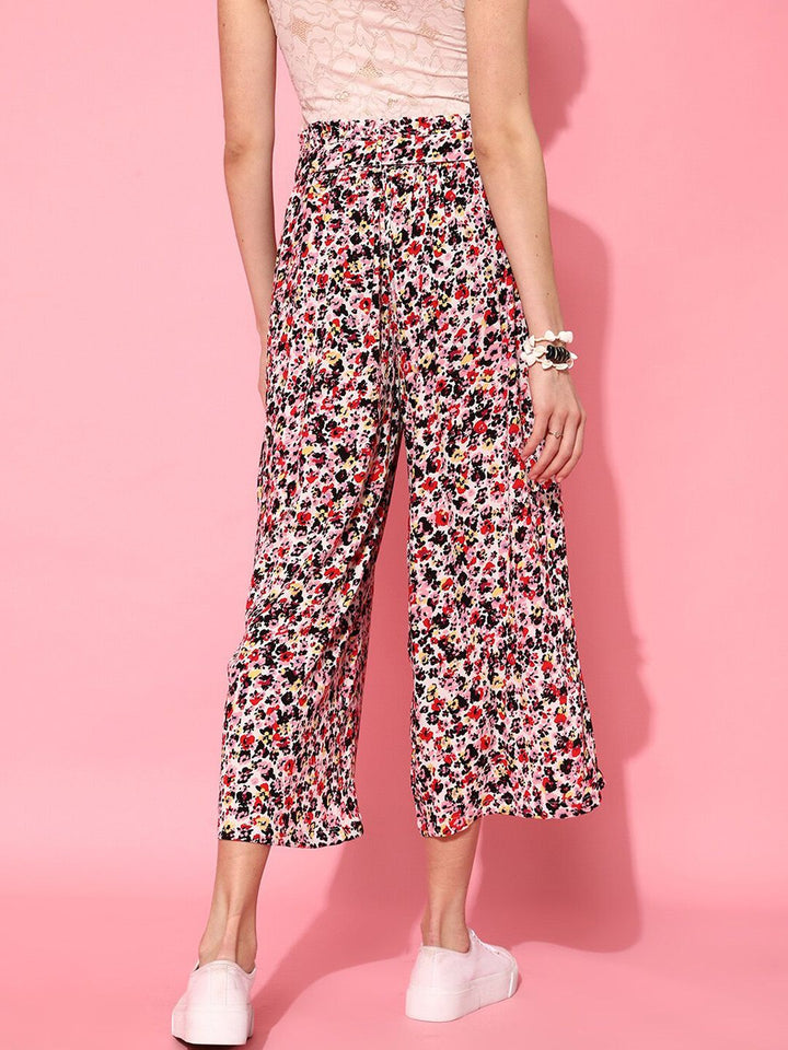 STREET 9 Women Multi-coloured Floral Trousers