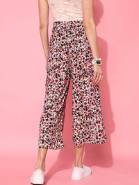 STREET 9 Women Multi-coloured Floral Trousers
