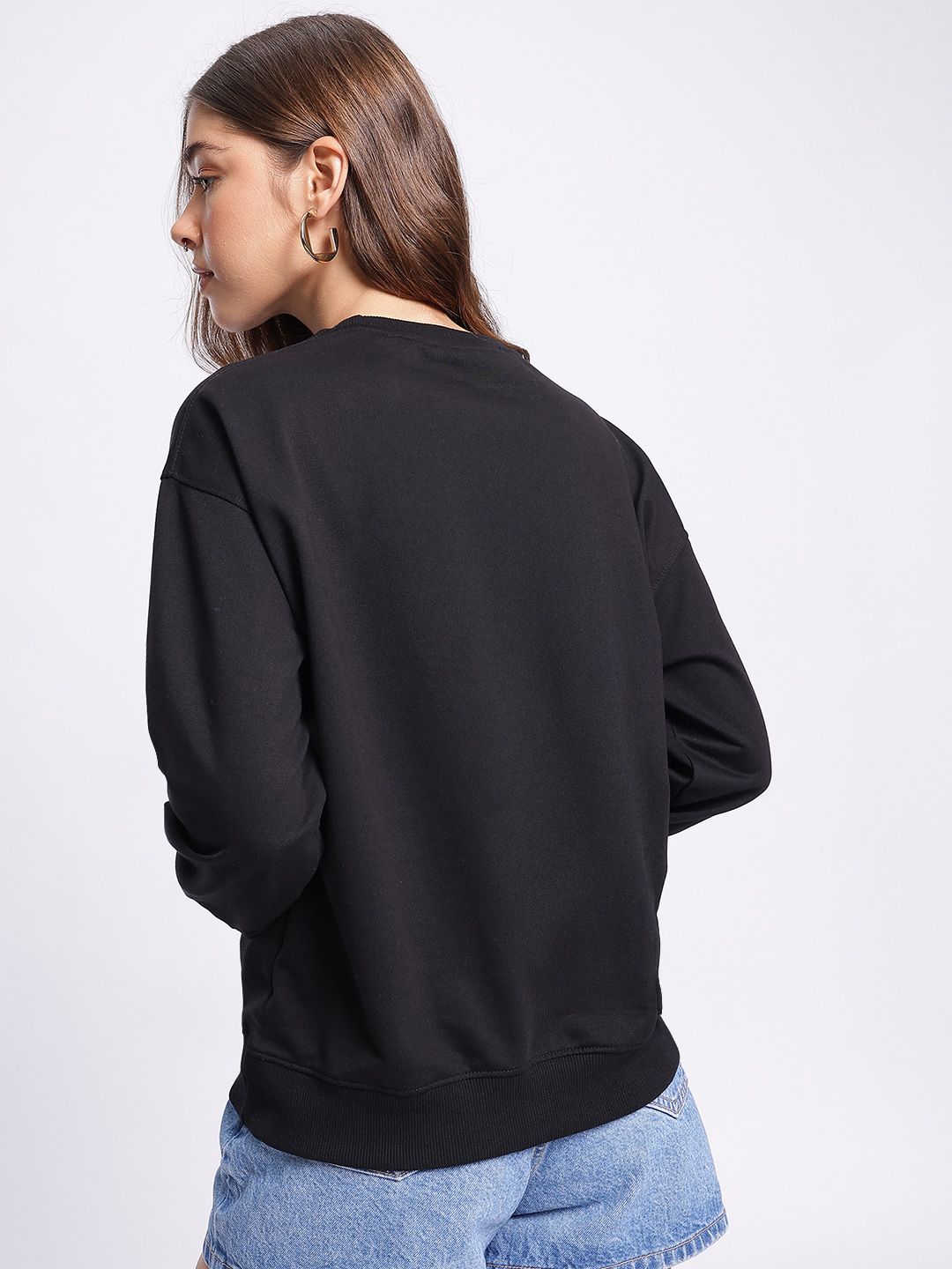 DressBerry Sleek Streetwear Printed Sweatshirt