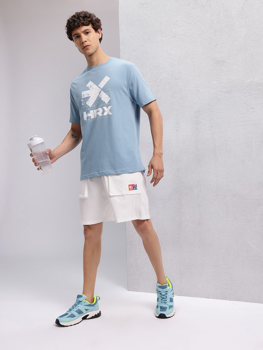 HRX by Hrithik Roshan Men Brand Logo Printed Training T-shirt