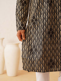 SOJANYA Ethnic Motifs Embroidered Thread Work Detailed Pure Cotton Kurta With Pyjamas