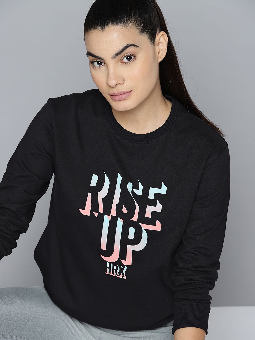 HRX by Hrithik Roshan Printed Lifestyle Sweatshirt