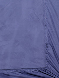 Aura Blue Cotton 300 TC Fitted King Fine Bedsheet dengan 2 Sarung Bantal-98 x 89 inci