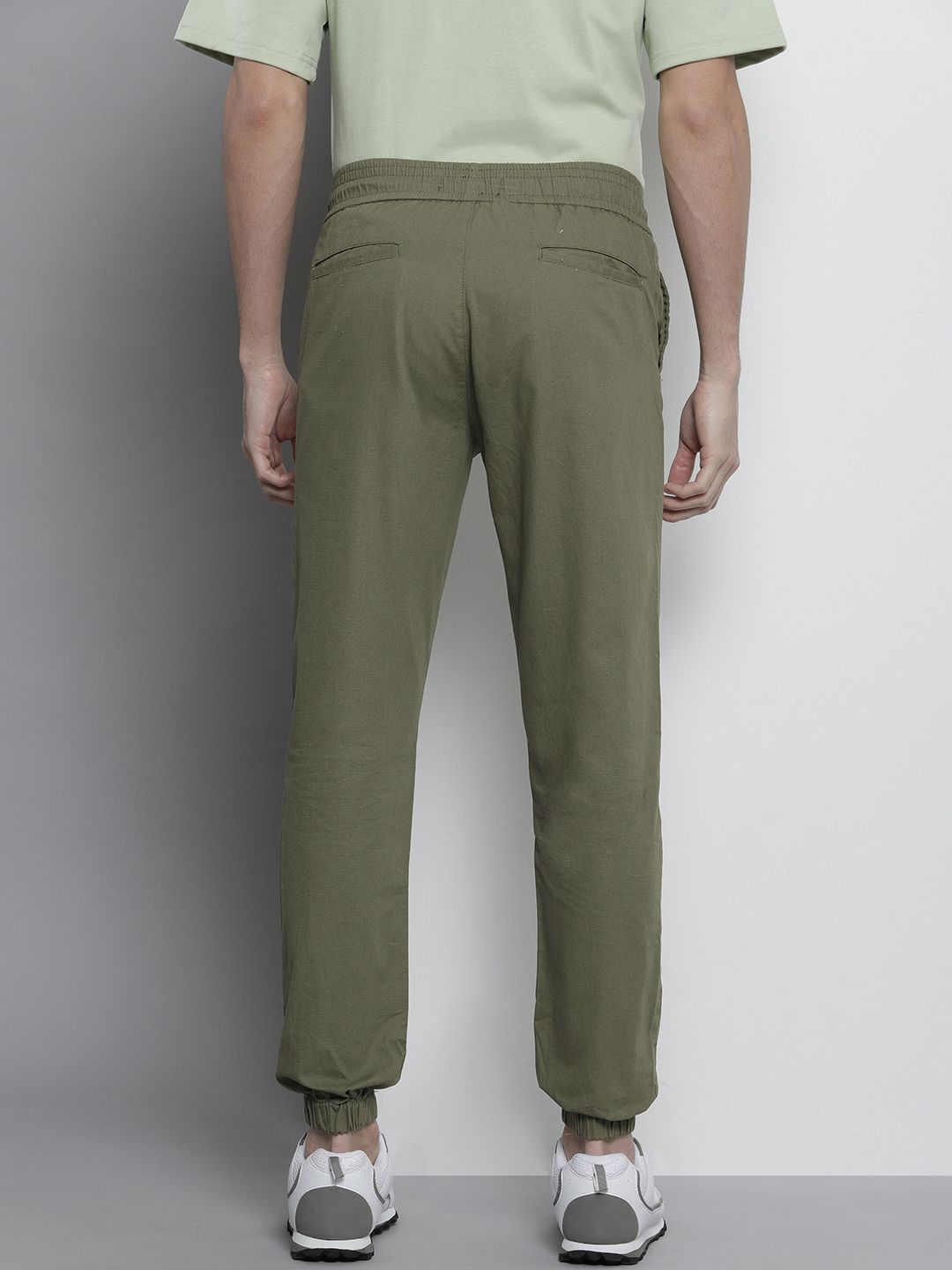 The Indian Garage Co Men Mid-Rise Slim Fit Joggers