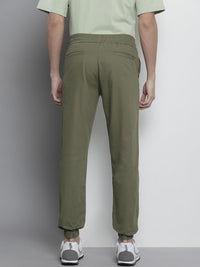 The Indian Garage Co Men Mid-Rise Slim Fit Joggers