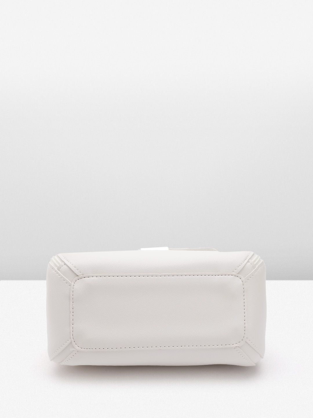 Lino Perros Structured Satchel Bag with Zip Detail