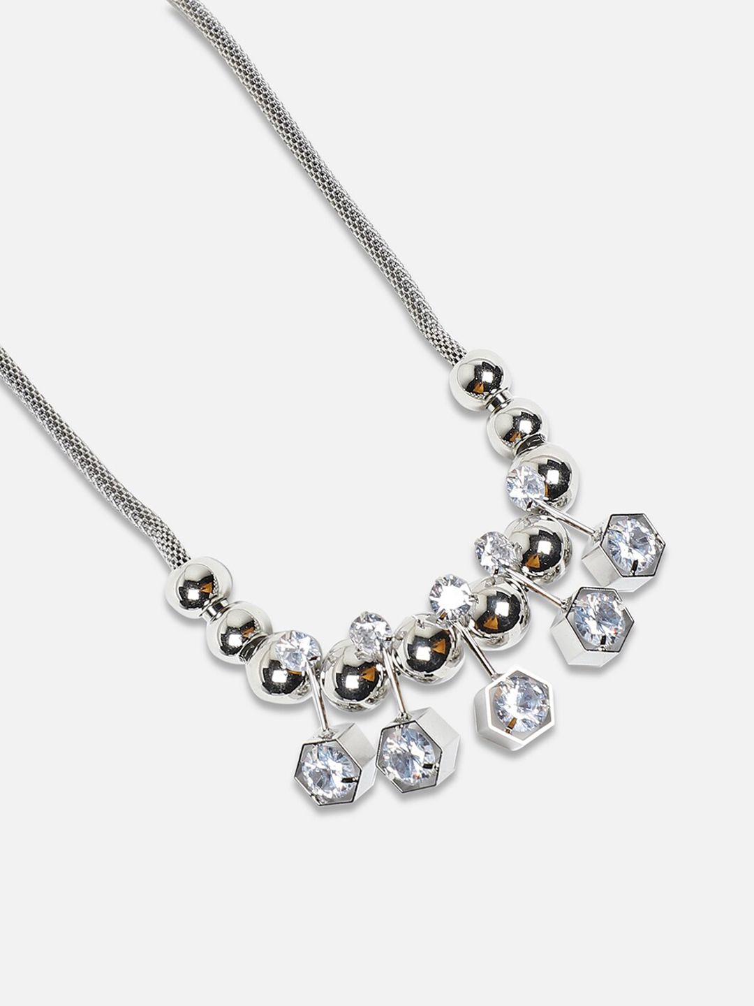 Kalung minimum bersalut perak SOHI