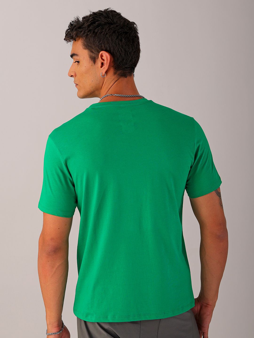 The Indian Garage Co Men Typography Printed Slim Fit T-shirt