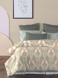 TRIDENT Diana Soft Comfort Flat 210TC King Pure Cotton Bedsheet Set