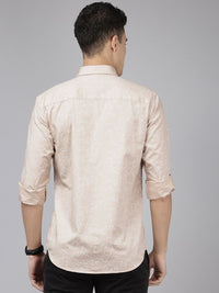 Park Avenue Pure Cotton Slim Fit Floral Printed Casual Shirt