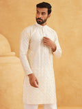 SOJANYA Kurta Kolar Band Bersulam Geometrik