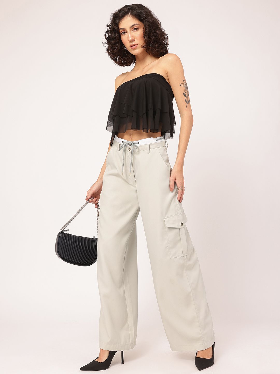 DressBerry Women Elevated Basics Comfy Cargo