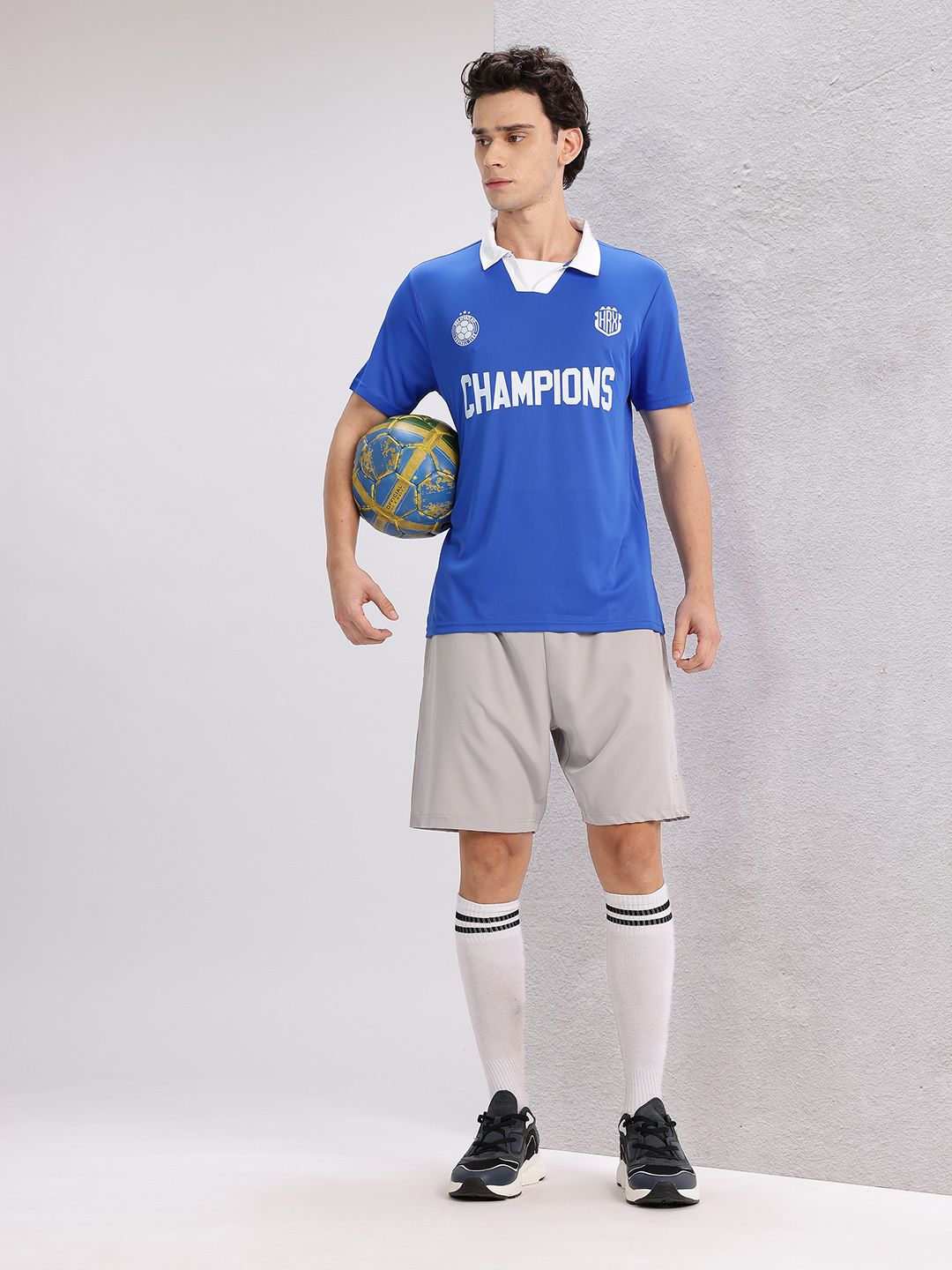 HRX by Hrithik Roshan Printed Rapid-Dry Football Jersey