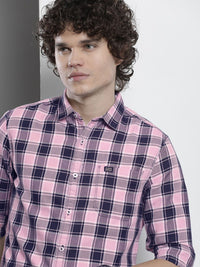 The Indian Garage Co Men Checked Casual Shirt