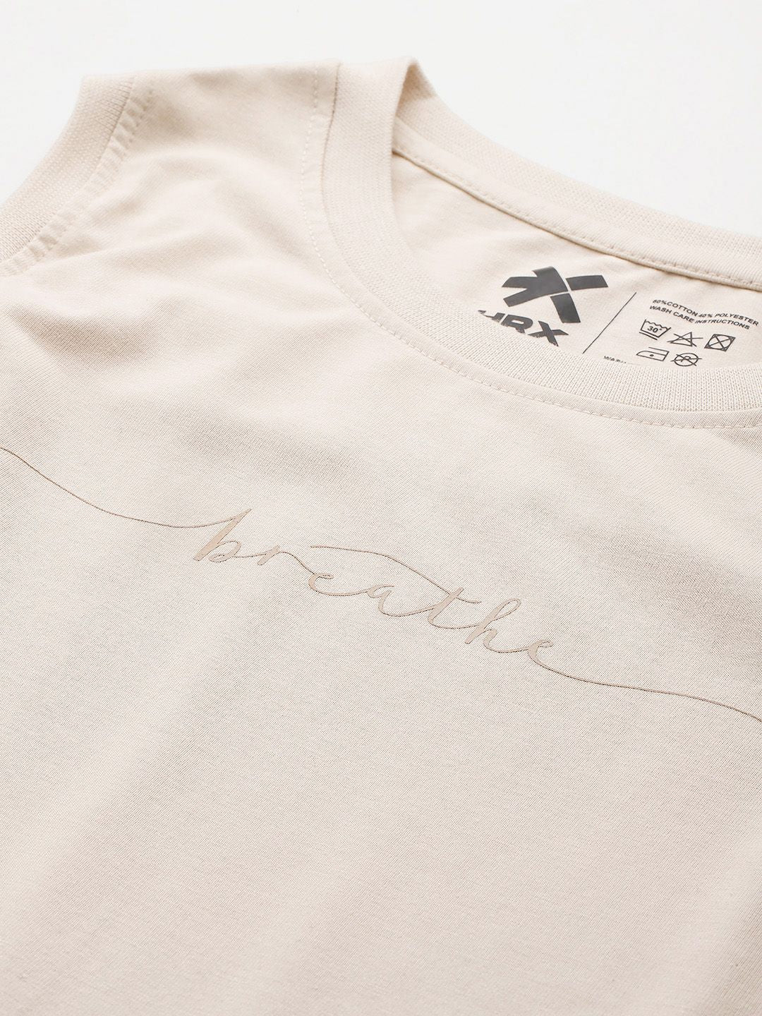 HRX by Hrithik Roshan Side Slit Printed Yoga T-shirt
