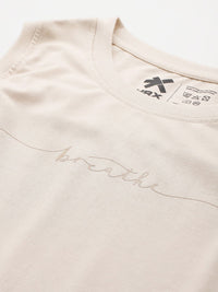HRX by Hrithik Roshan Side Slit Printed Yoga T-shirt