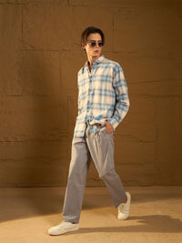DENNISON Drop Shoulder Oversized Checked Shirt