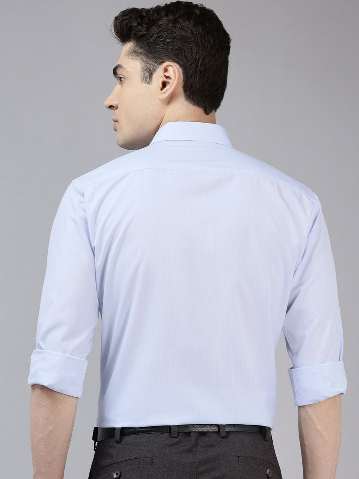 Park Avenue Self-Design Slim Fit Formal Shirt