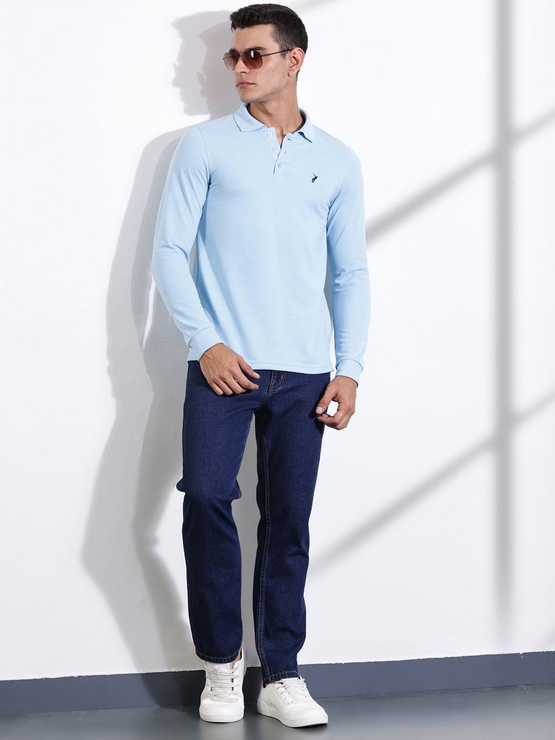 Thomas Scott Men Solid Polo Collar T-shirt