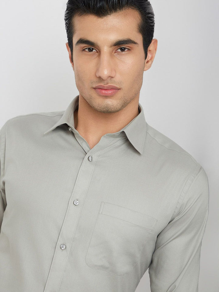 Raymond Slim Fit Opaque Pure Cotton Formal Shirt