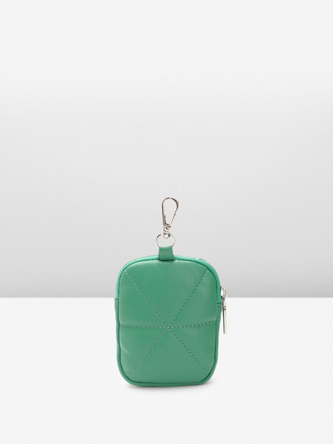 Lino Perros Structured Handheld Bag with Quilted Detail