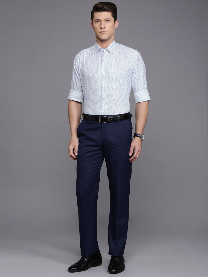 Raymond Opaque Printed Formal Shirt