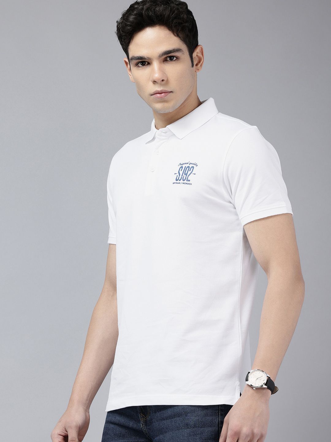 SPYKAR Polo Collar Slim Fit T-shirt