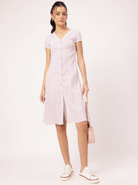 DressBerry Shirred Perfection Timeless Lines Paneled Dress