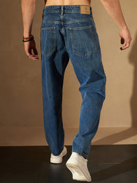 DENNISON Men Smart Baggy Fit Clean Look Cotton Jeans