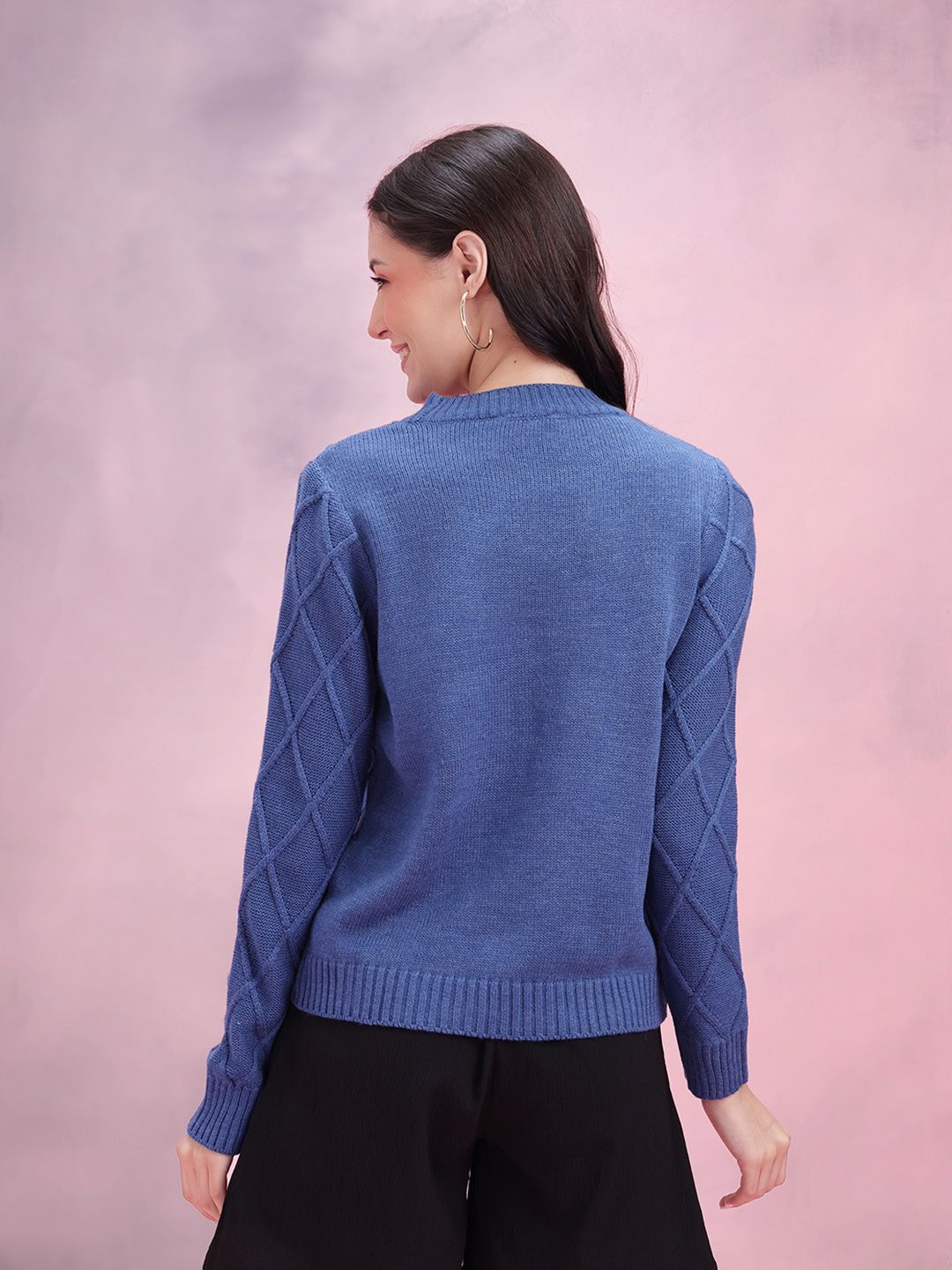 DressBerry Self-Design Acrylic Pullover