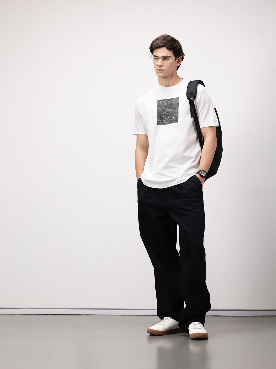 ether Men Grower Floral Printed Comfort Fit T-shirt