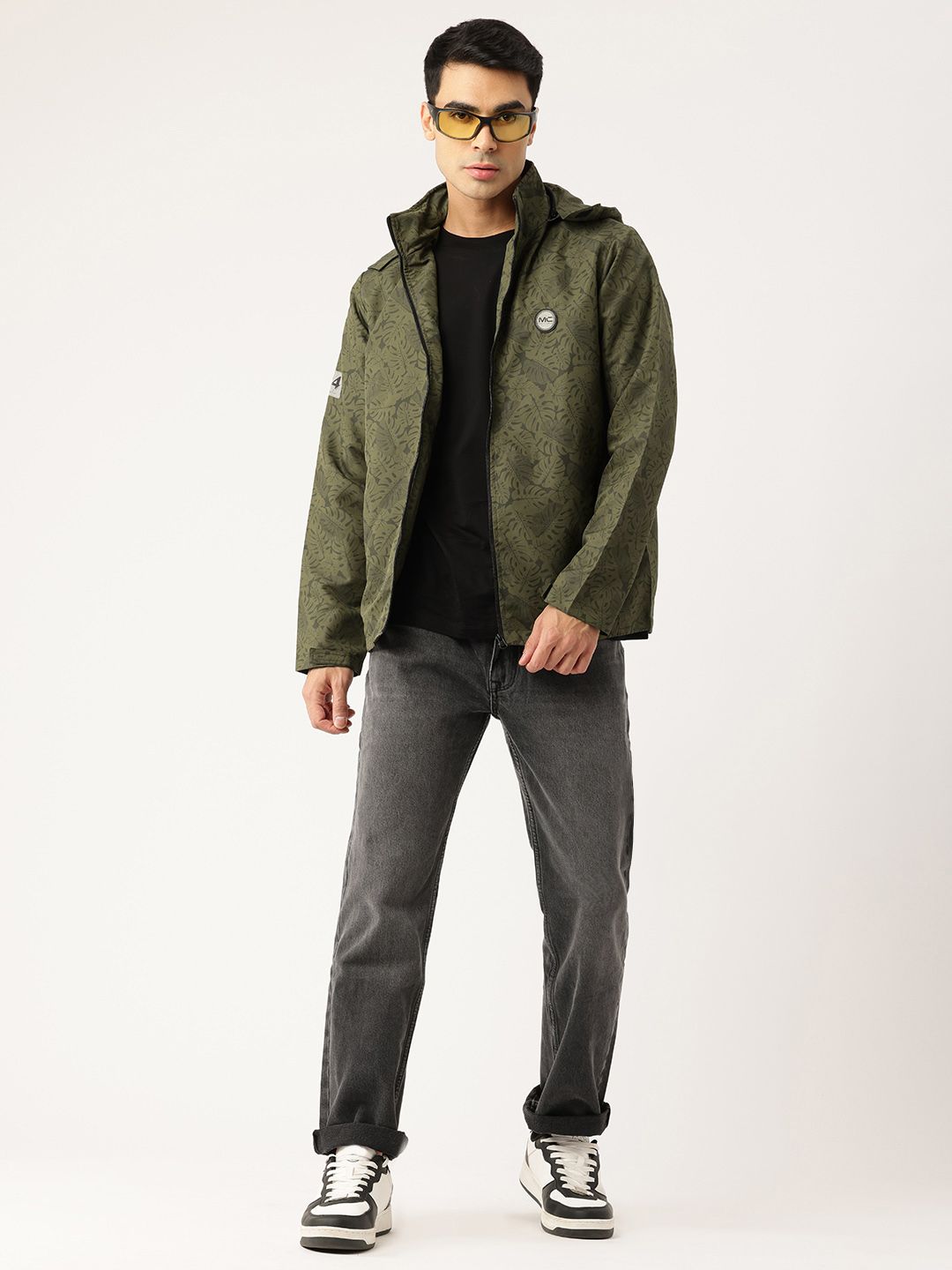 Monte Carlo Floral Hooded Tailored Jacket