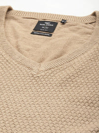 Park Avenue V-Neck Cable Knit Pullover Sweater