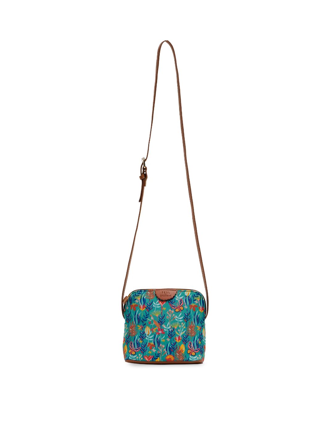 TEAL BY CHUMBAK Women Floral Printed Sling Bag