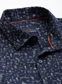 Park Avenue Pure Cotton Slim Fit Abstract Printed Casual Shirt