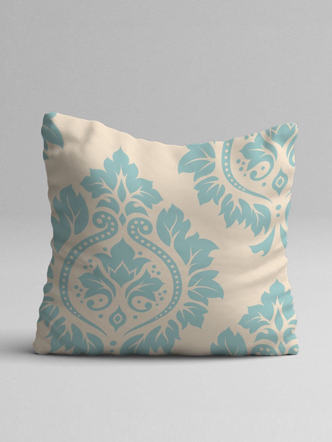 STITCHNEST Blue & White Set of 5 Ethnic Motifs Square Cushion Covers