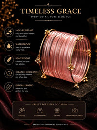 PANASH Gold-Plated Bangle