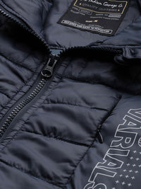 The Indian Garage Co Men Zip-Jacket Slim Fit Puffer Jacket