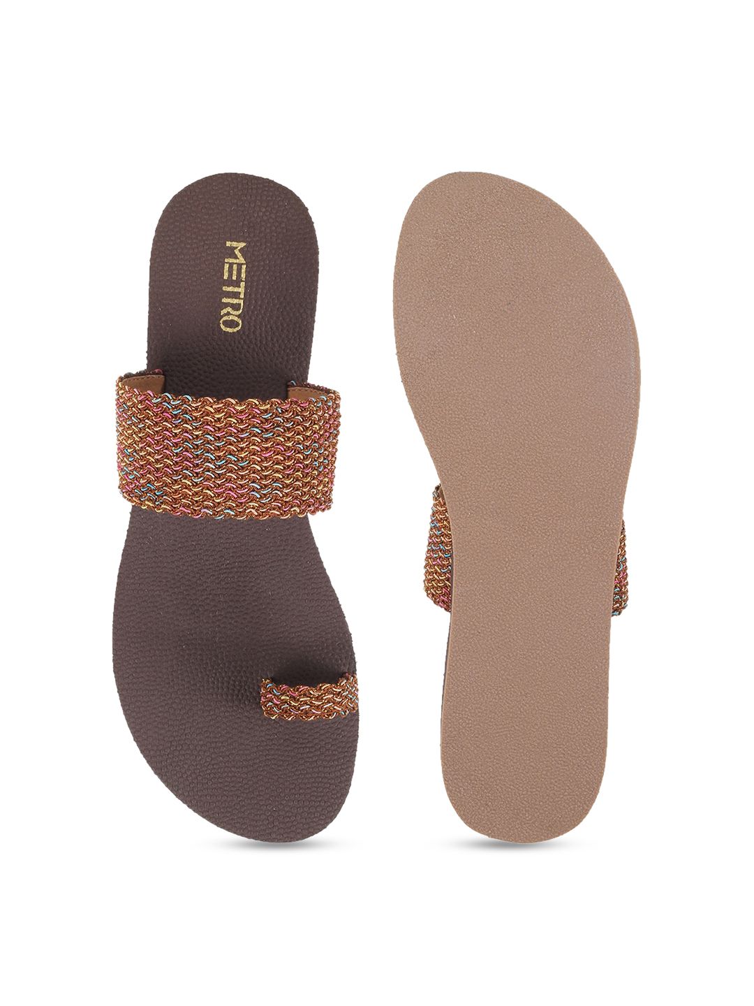 Metro Textured One Toe Flatform Heels