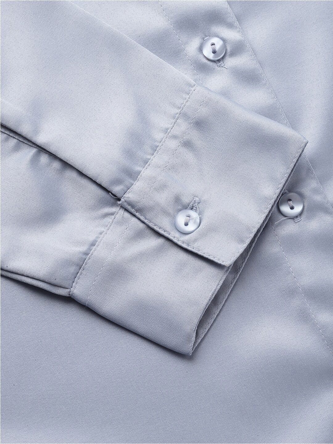 Style Quotient Satin Finish Spread Collar Formal Shirt