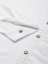 The Indian Garage Co Men Solid Pure Cotton Casual Shirt