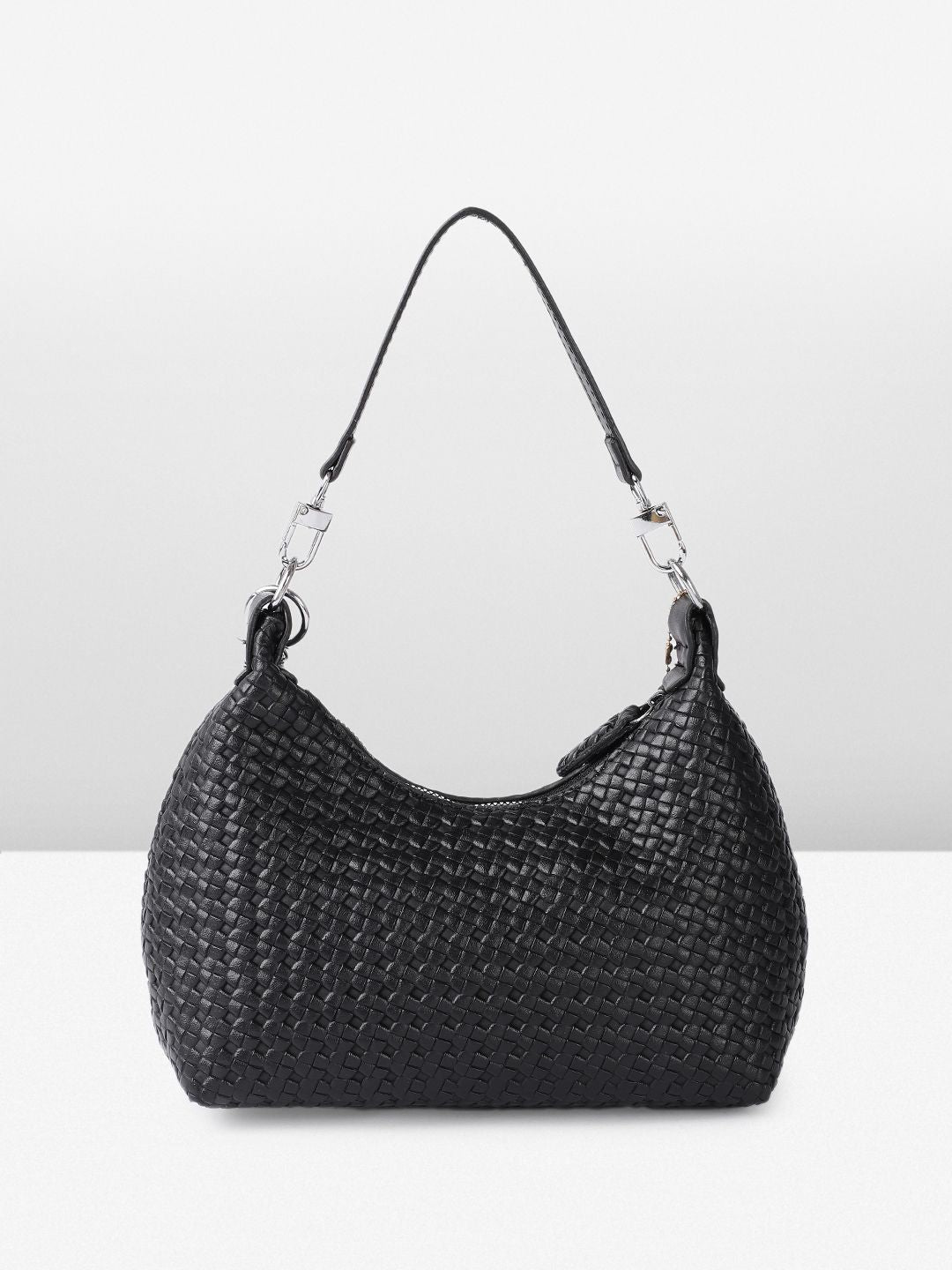 all about you Textured Structured Hobo Bag